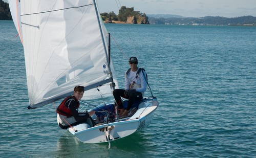 Paul Snow-Hansen and Dan Willcox are in their first regatta since teaming up for a 2016 Olympic campaign.. - NZ 470 Nationals © Christine Hansen